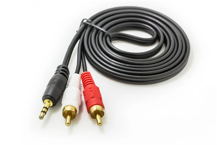 In Stock 3.5mm Gold Plated Stb Av Cable Male To Male 2rca Cable - Buy ...