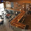 customized s shape acrylic solid surface wine counter co bar counter