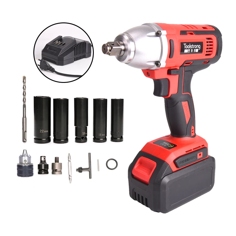 
18v professional cordless battery wrench impact drill 