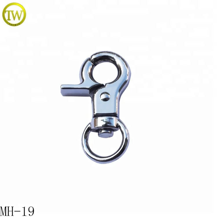 Panic Hook Quick Release Clip Nickel Nickle Plated Steel Hooks Clips Snap