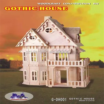 3d dollhouse wooden puzzle