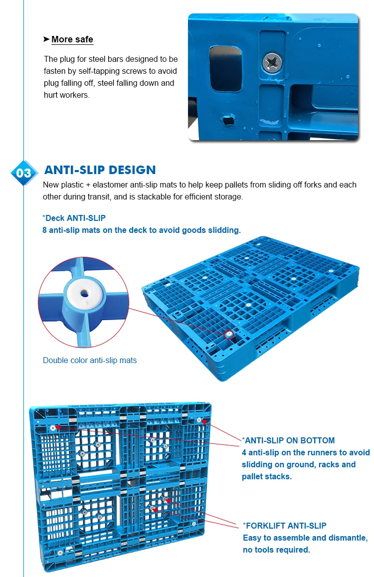 Plastic Pallets 1200 X 1200 Top Stapelbox Euro 6 Foot Plastic Pallet