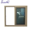 Australian standard aluminum brown color sliding window with double track
