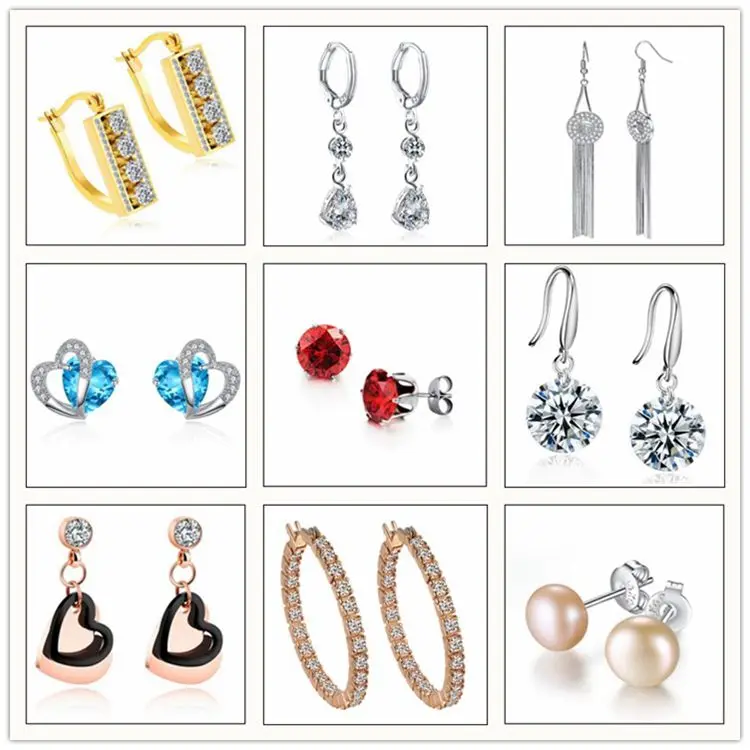 Funky Saudi Arabia Gold Earrings Girls Cz Wedding Jewellery Earrings ...