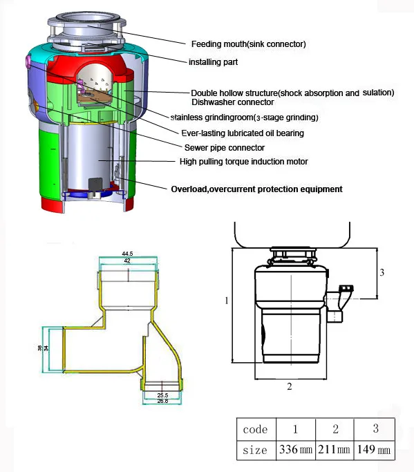 kitchen sink garbage disposal sink grinder kitchen waste processor manufacturer - Kitchen Sink Grinder kitchen sink garbage disposal sink grinder kitchen waste processor manufacturer - Kitchen Sink Grinder