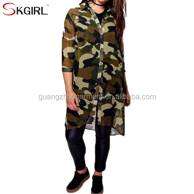 Grosse Grosse Frauen Mode Lassig Vorne Offen Gedruckt Chiffon Tarnung Long Shirt Bluse Top Fur Damen Buy Camouflage Chiffon Bluse Top Fur Damen Neue Mode Chiffonbluse 14 Beilaufige Bluse Fur Fat Woman Product