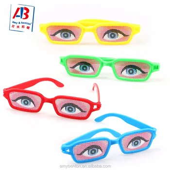 plastic toy glasses