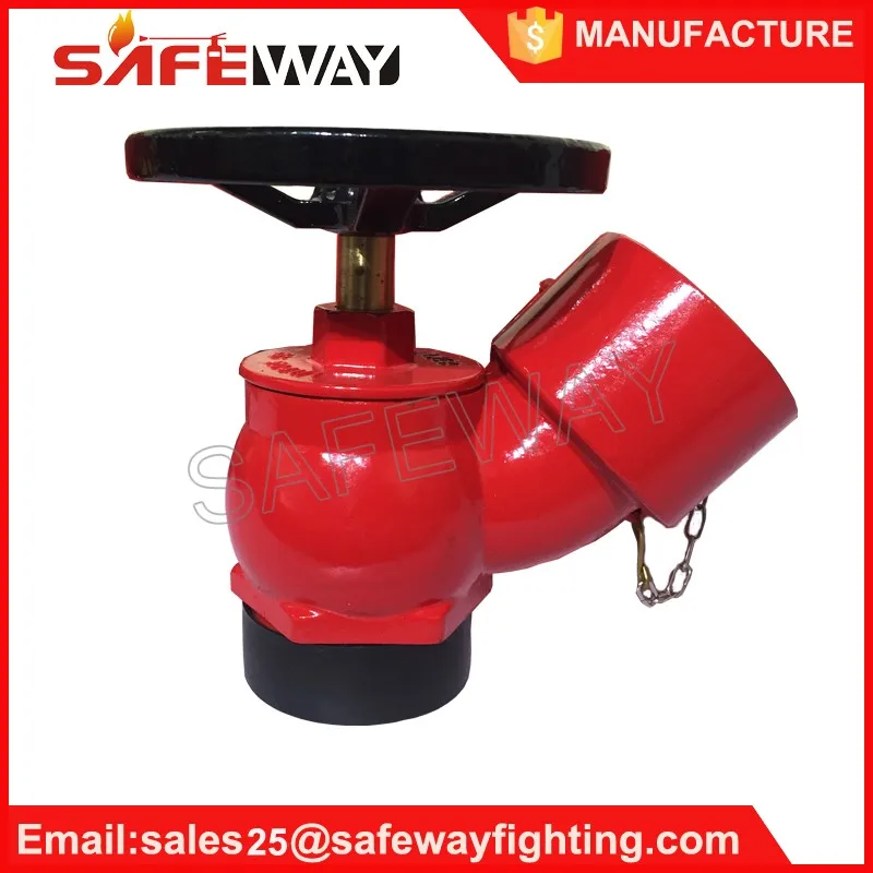2.5inch Oblique Fire Hydrant Valve With Storz Flange