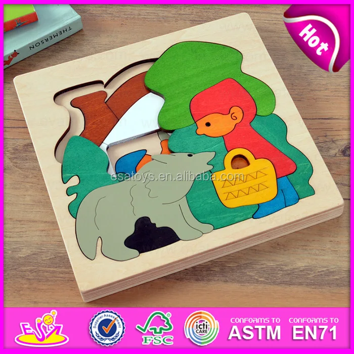 wooden toy story puzzle