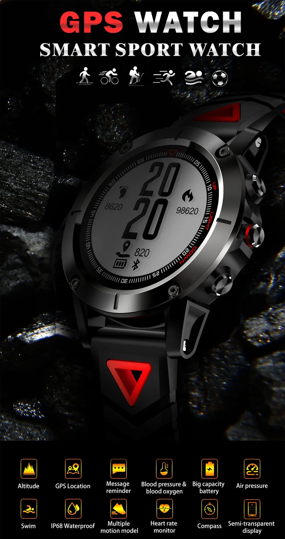 g01 gps smart watch