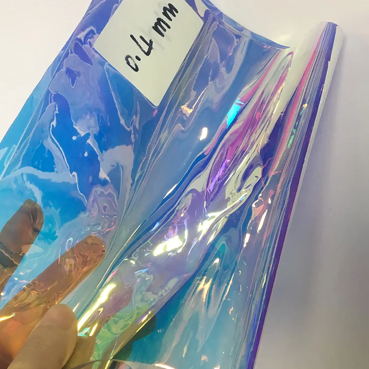 Shiny Rainbow Pvc Film Iridescent For Making Fashion Bags - Buy Pvc ...