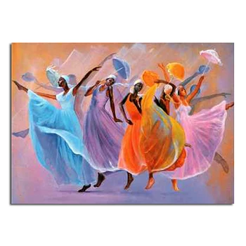 Betere Top Kwaliteit Abstracte Figuur Danting Vrouwen Dansen Schilderij XQ-95