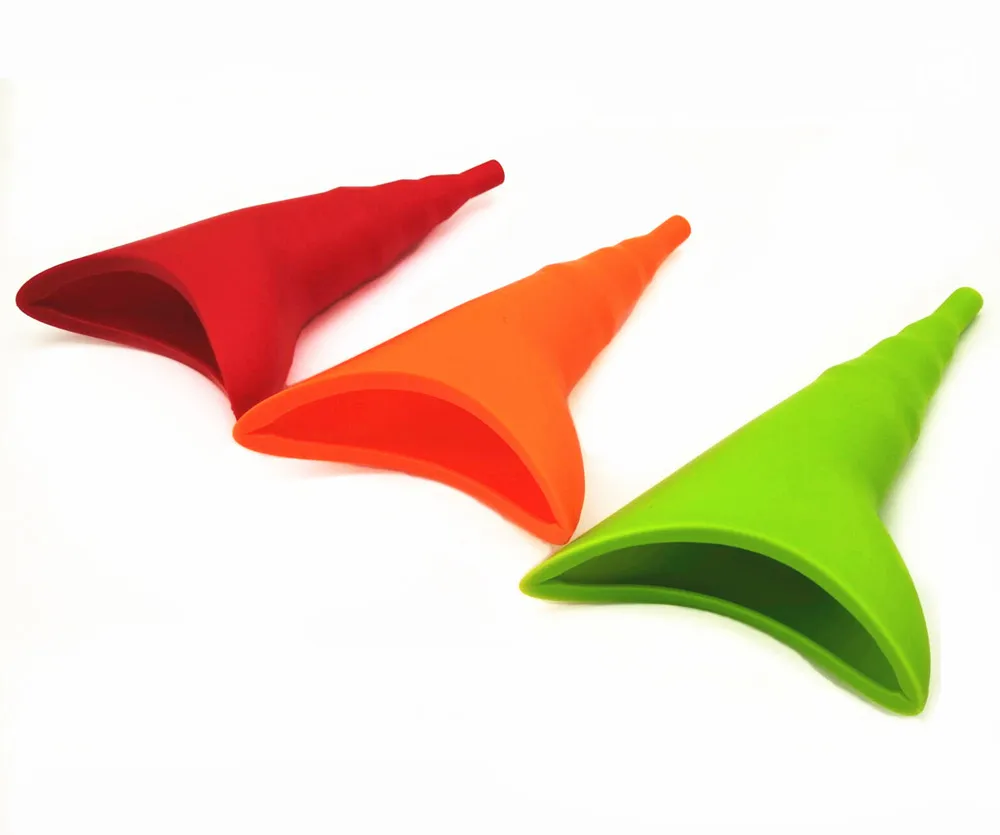 travel camping outdoor standing pee reusable silicone urinal
