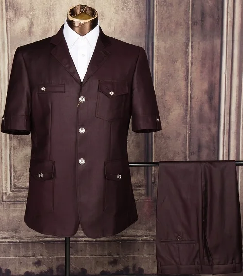 short sleeve suit jacket