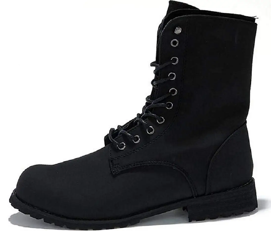 retro combat boots mens