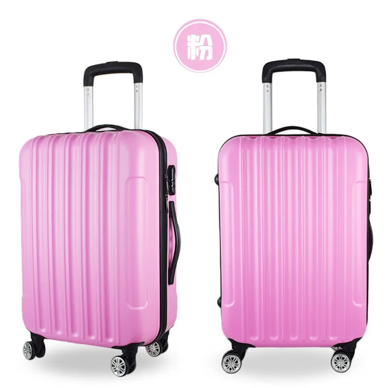 Abs Pc Luggage 2 Piece Set Pc+abs Suitcase With Lock 20 Inch 24 Inch 28