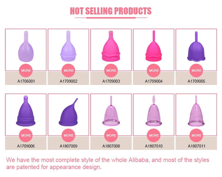 Feminine Hygiene Product Medical Größe Silicone Menstrual Cup For Women TW