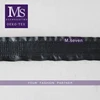 fashion design 5cm wide PP material black embroidery lace trim