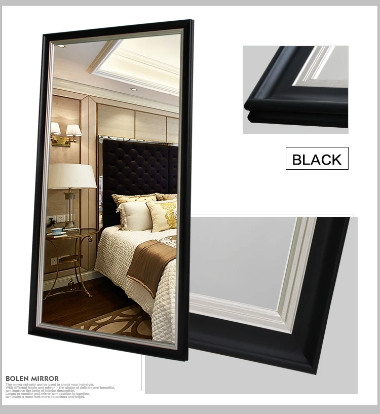 Simple Moderno Soporte Para Espejo De Piso De Longitud Completa De