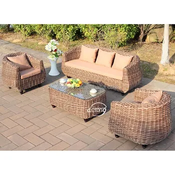 Garden Wicker Furniture Supplier Outdoor Furniture Exotic Sofa Set