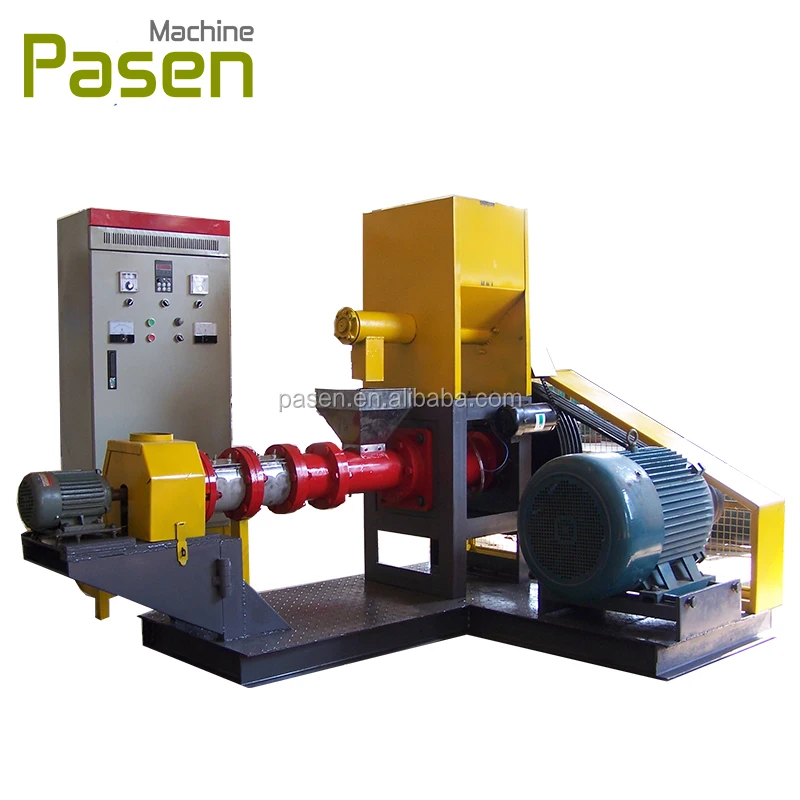 Small Electric Floating Fish Feed Extruder / Fish Feed Pellet Extrusion