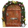 Fairy Door for Trees, Miniature Fairy Garden Accessory with Customized Sets