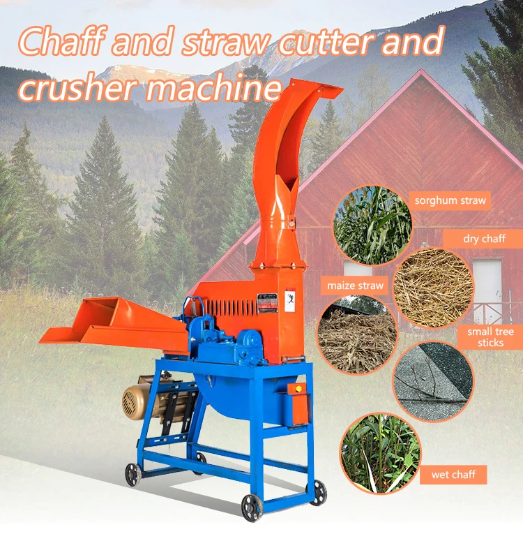 Agricultural Chaff Cutter Straw Crusher Machine For Cow Buy Used