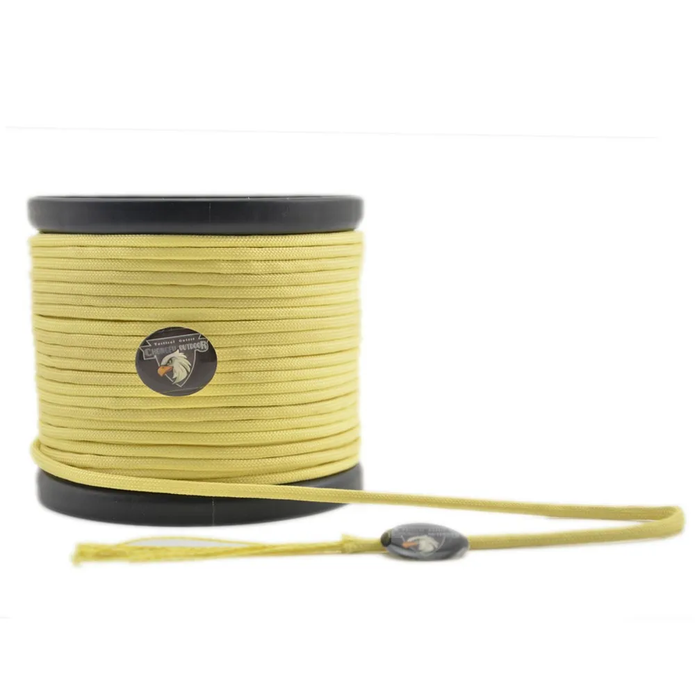 Tactical Kevlar Survival Cord Rope 1050lb Paracord Yellowish Multiple