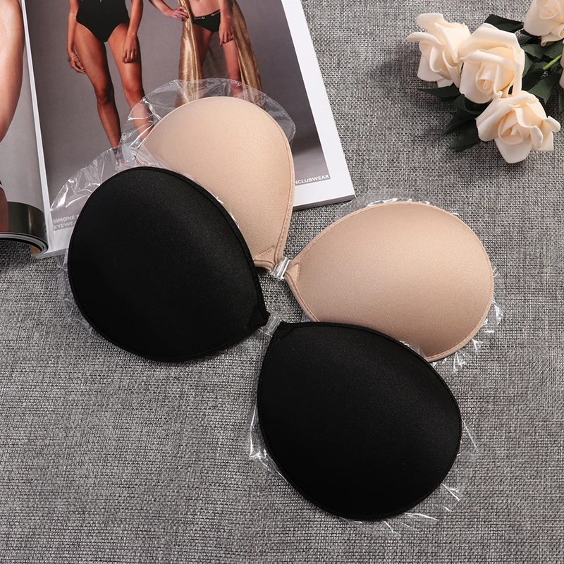 Niris Lingerie Dropshipping Underwear accessory Push Up Backless Nipple Cover Adhesive silicon bra Nude Boob Tape