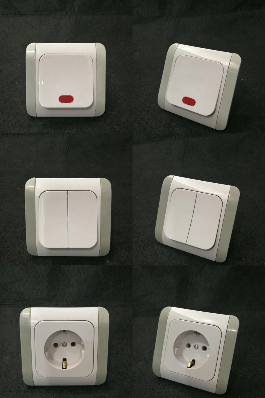 German Type Wall Switch 1 Gang 1 Way Wall Switch For Lights Buy Wall