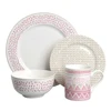 Living art dinner set Funky Pink fine bone china ceramics mug and dinner sets