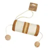 Best Selling Products for Kitty Eco-friendly Natural Sisal Fabric Interactive Cat Scratching Post Toy Column with Chasing Balls
