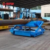cable power workshop transfer paper steel rollers cart with hydraulic lifting