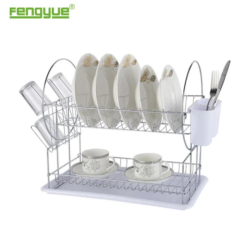 Venta al por mayor escurridor de platos cromado-Compre online los