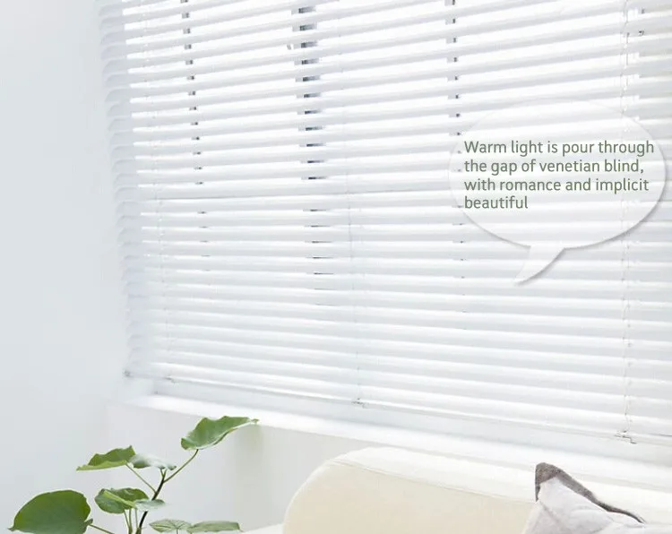 Foshan supplier 25mm Quality aluminum alloy window blinds simple design venetian blind