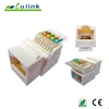 Hot sale Cat5e rj45 8p8c keystone jack toolless information module