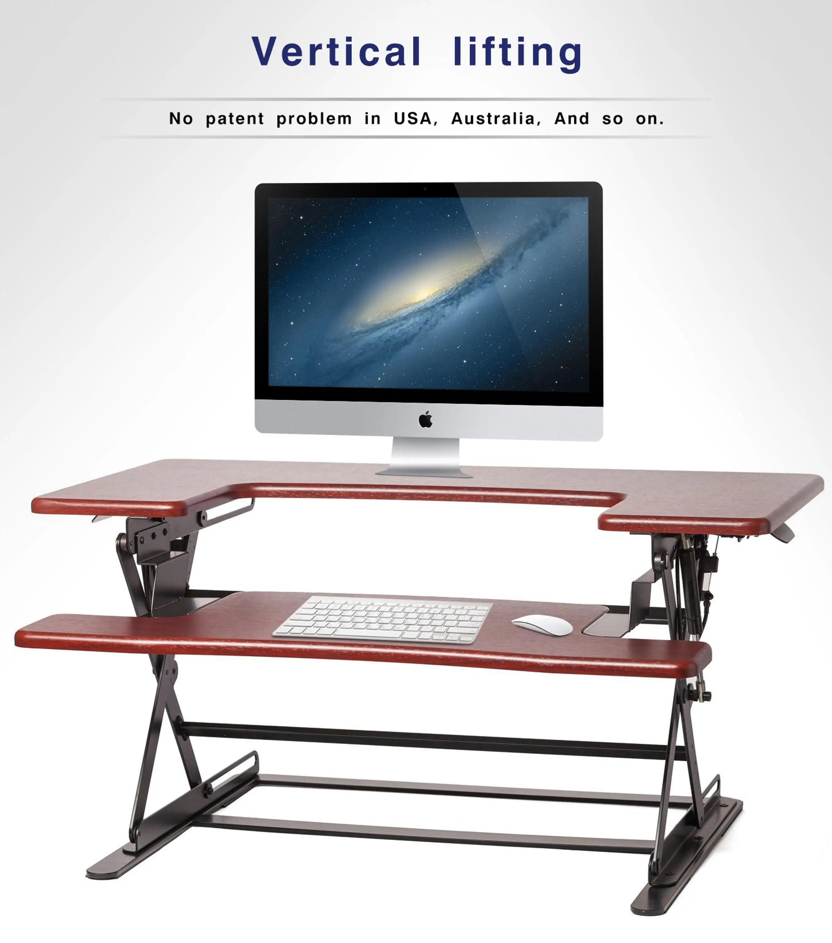 Ergonómico De Oficina Escritorio Ajustable En Altura De Trabajo - Buy