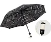 Summer 190T 8 ribs hot sale heat transfer windproof and rainproof aumatic 3 fold umbrella