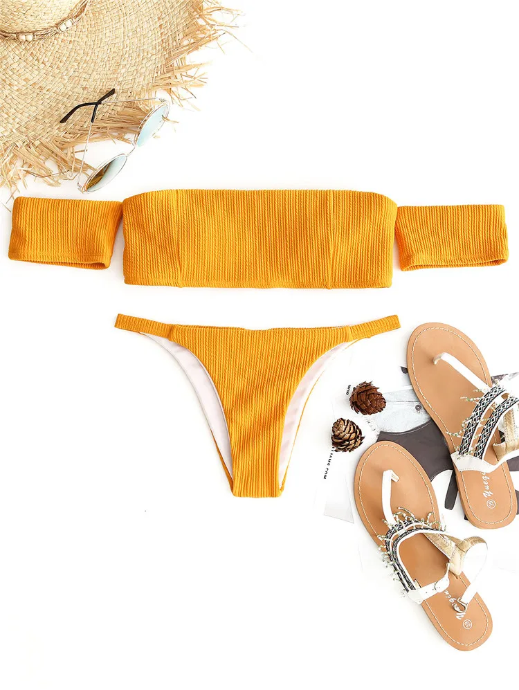 Cikini 2019 Beach Bikini Backless Sexy Brief Two Pieces Sets Buy Brazilian Bikinibikini 