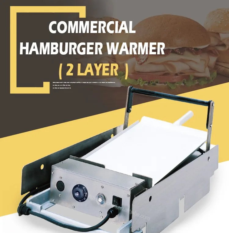Fast Food Patty Warmer/ Hamburger Warmer Machine/burger Bun Toaster