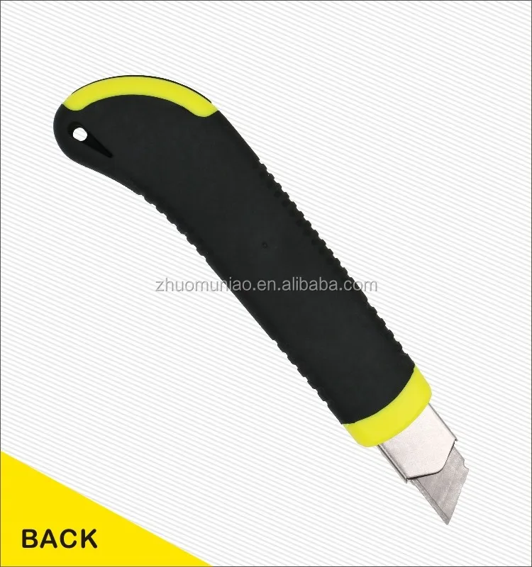 Spring Loaded Plastic Pocket Box Cutter With 3 Blades Buy Spring