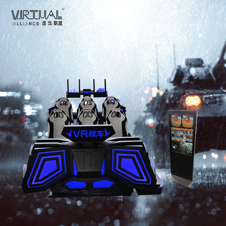 High Quality Real Feeling 6 Seats Virtual Reality Cinema Theaters 9D VR Simulator Cinema Game Machine