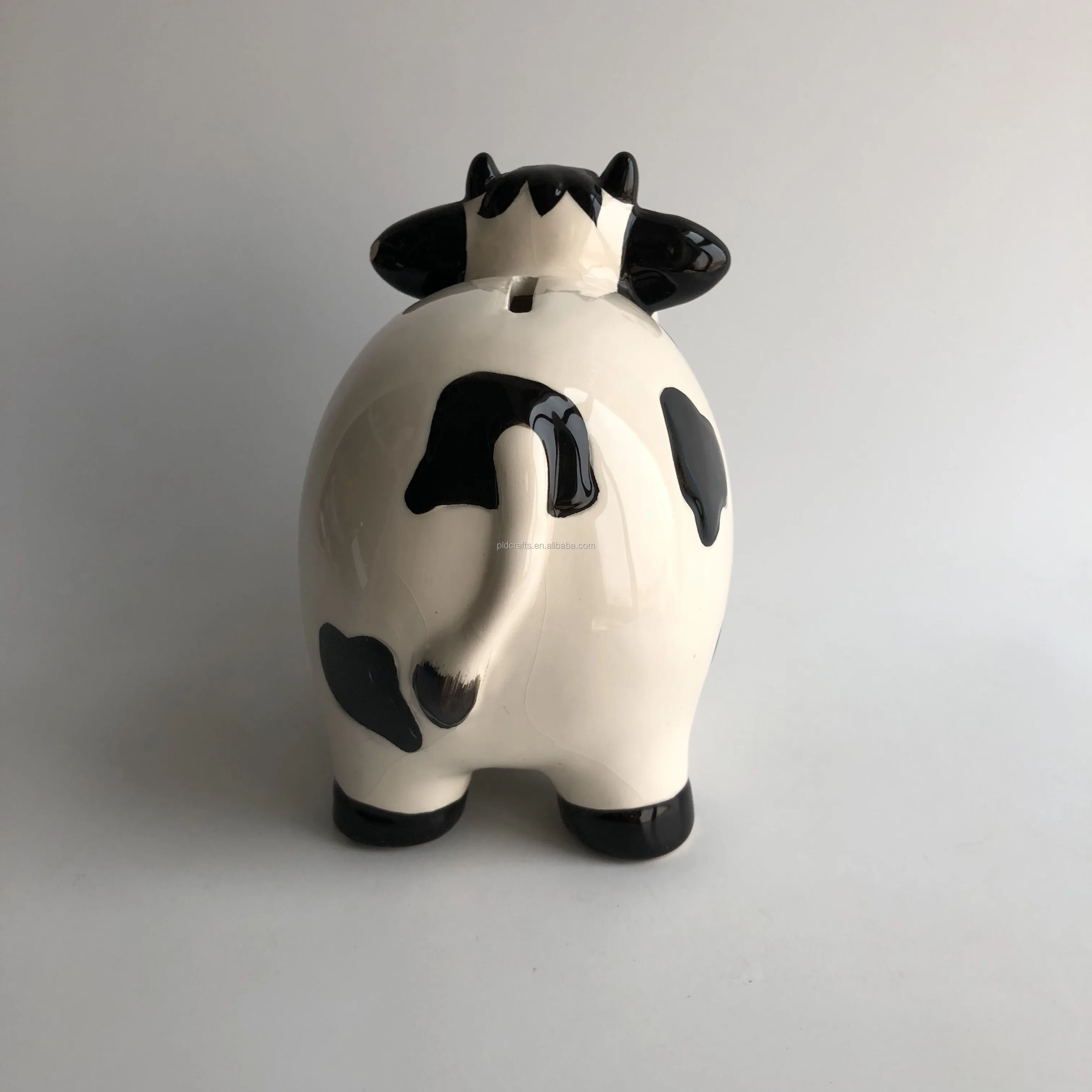 Ceramic Cow Coin Bank Cute Piggy Coin Bank For Kids New Money Saving