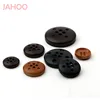 Wholesale Round 4 Holes Color No Fade Plastic Resin Buttons For Coat