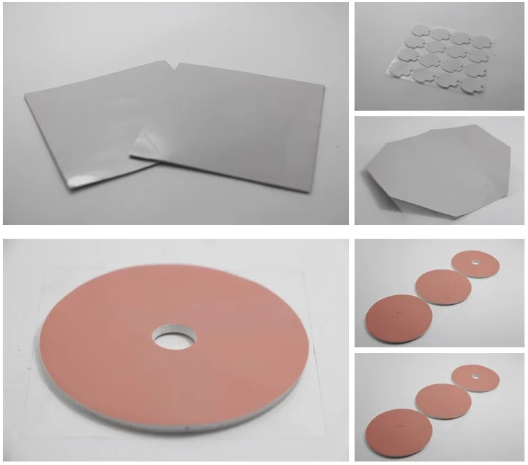 Heat Transfer Thermal Conductive Silicone Rubber Pads For Electronic