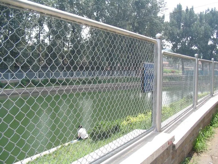 2016 hot sale product galvanized chain link fence for zoo / chainlink wire fence