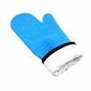 Benhaida BBQ Potholder Cooking Gloves Cotton Lining Heat Resistant Silicone Oven Mitt