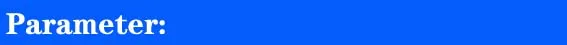 parameter