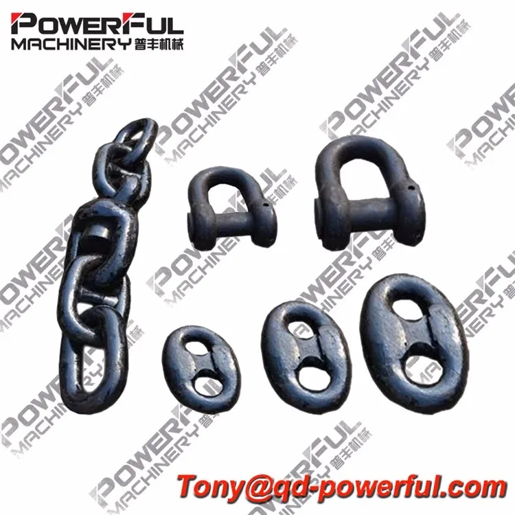 High Quality Marine Mooring D Type Joining Shackle Anchor Chain Kenter
