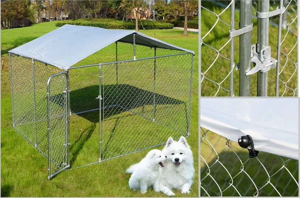 Multi-run Dog Kennels - Indoor/outdoor Welded Wire Kennel Panels - Buy ...